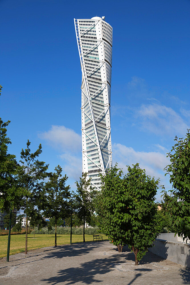 Turning Torso building, Malmo, Skane, South Sweden, Sweden, Scandinavia, Europe