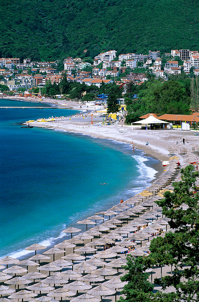 Slovenska Beach, Budva, The Budva Riviera, Montenegro, Europe