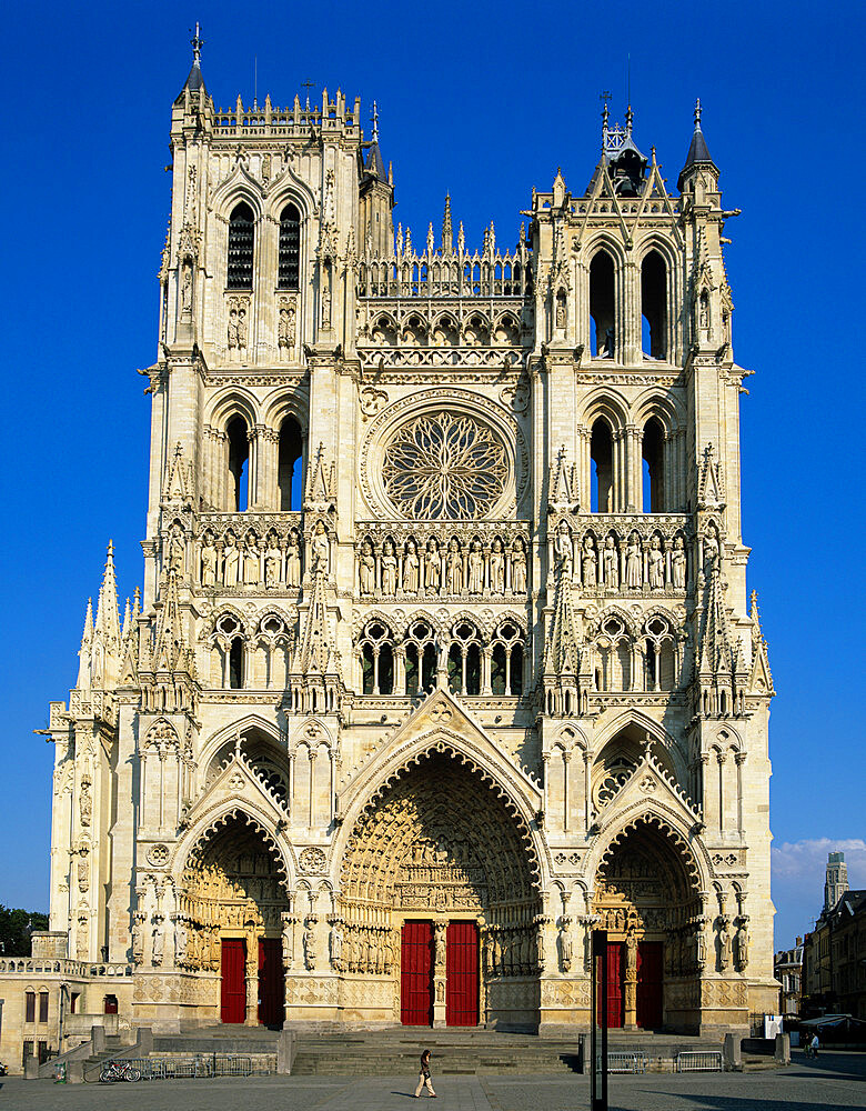 Notre Dame Cathedral, UNESCO World Heritage Site, Amiens, Picardy, France, Europe