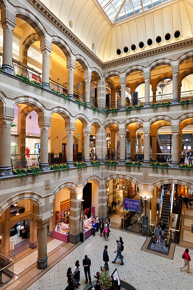 The Magna Plaza shopping centre, Amsterdam, North Holland, The Netherlands, Europe