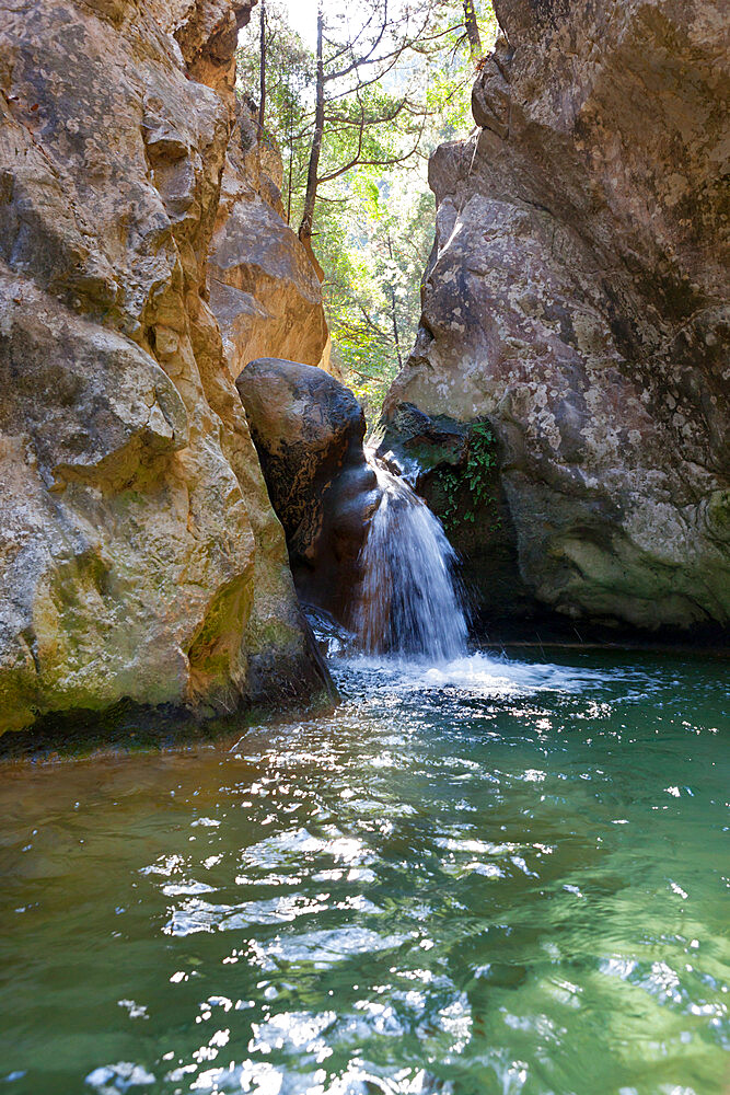 Potami waterfalls, near Karlovassi, Samos, Aegean Islands, Greece