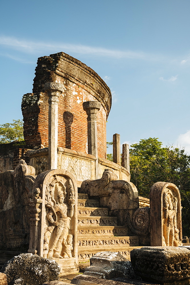 Vatadage Temple, Polonnaruwa, UNESCO World Heritage Site, North Central Province, Sri Lanka, Asia