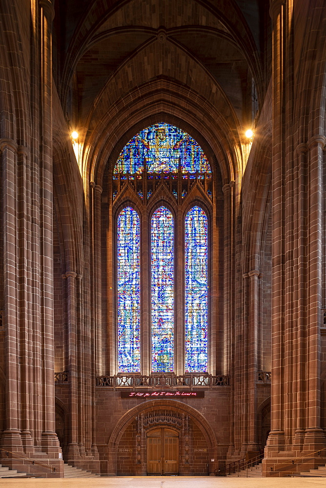 Interior of Liverpool Cathedral, Liverpool, England, UK