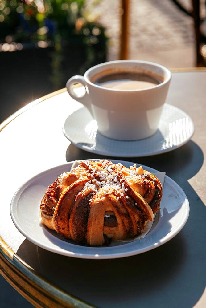 Cardamom Bun and Coffee, Stockholm, Sv?dermanland and ???Uppland, Sweden