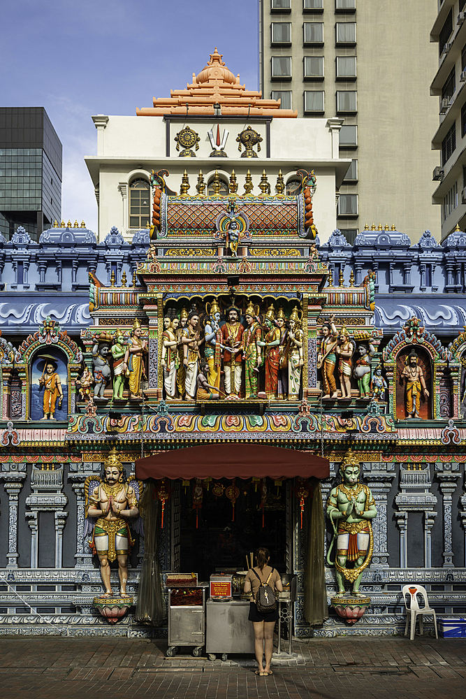 Sri Krishnan Temple, Waterloo Street, Singapore, Southeast Asia, Asia