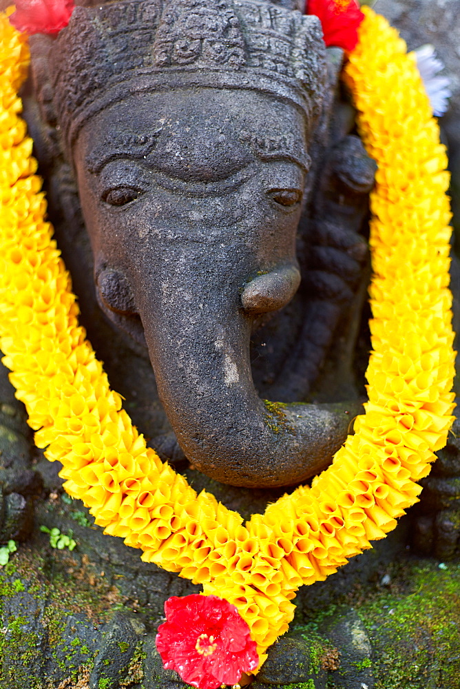 Decorated Ganesh statue in Ubud, Bali, Indonesia, Southeast Asia, Asia