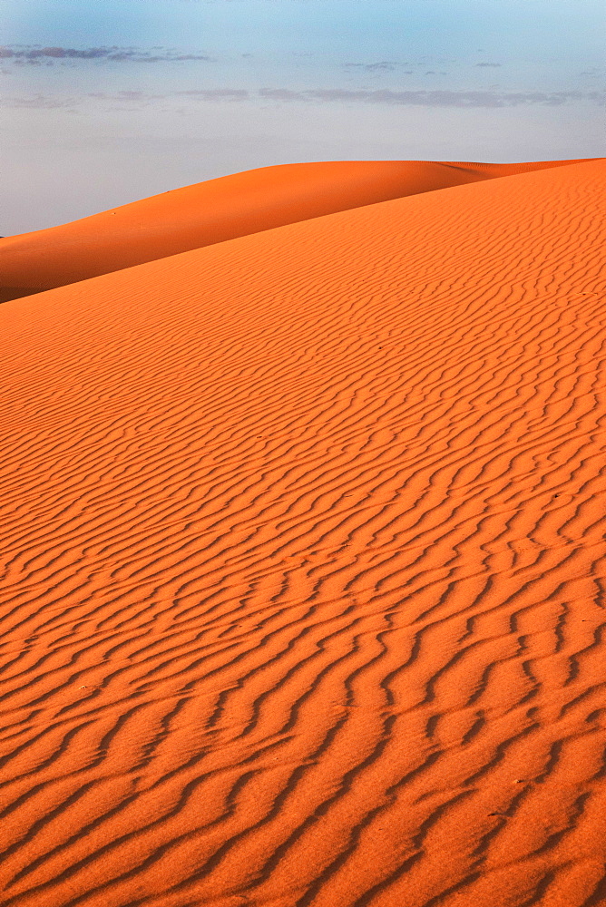 Desert sand ripples, Morocco, North Africa, Africa