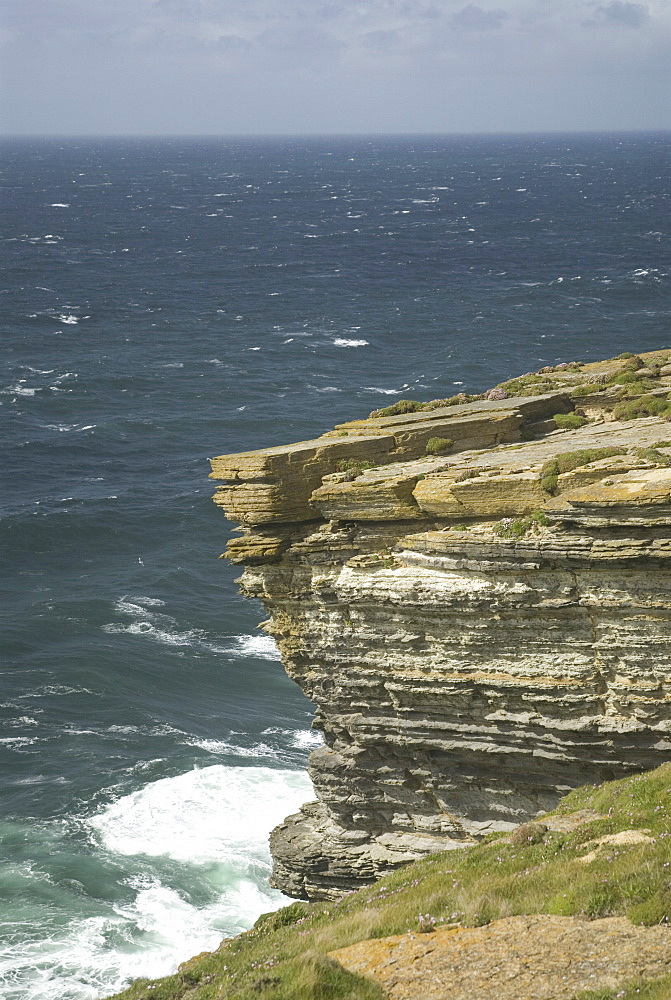 Rocky west coast of mainland Orkney, Scotland, UK