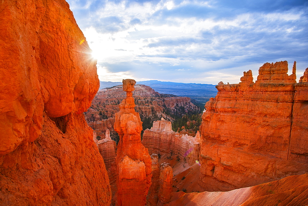 Landscape with cliff, Bryce Canyon, Utah