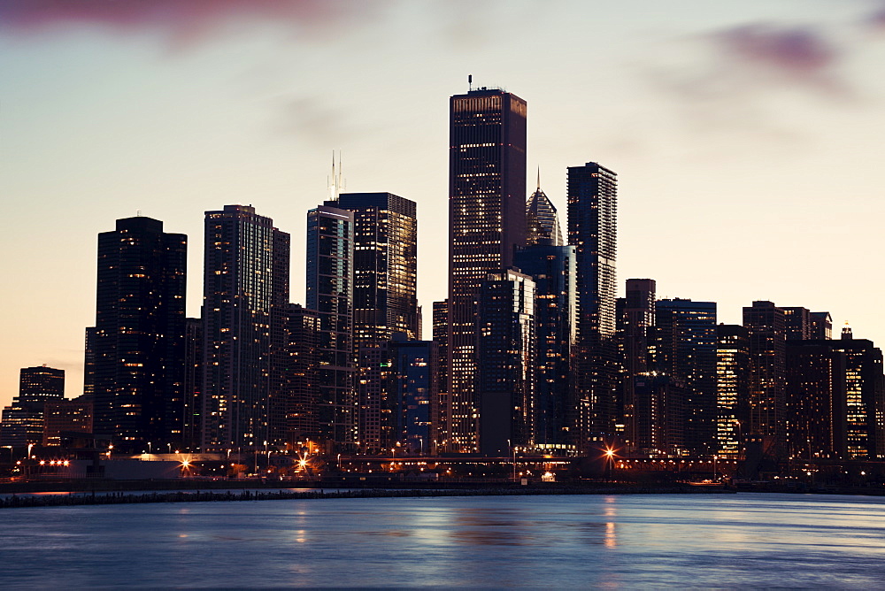 USA, Illinois, Chicago, City view, USA, Illinois, Chicago