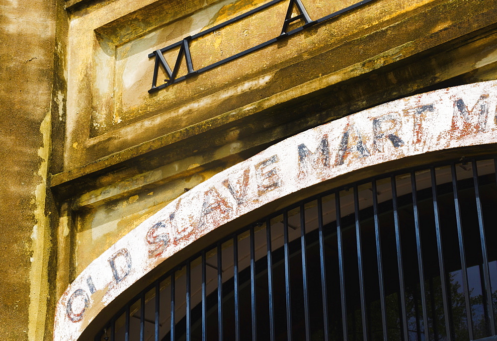 USA, South Carolina, Charleston, Close up of gate of old slave market