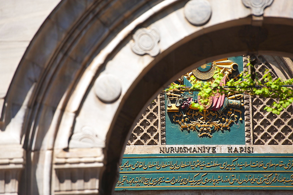 Turkey, Istanbul, Grand Bazaar facade detail