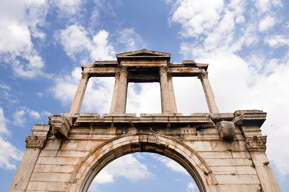 Greece, Athens, Hadrians Gate