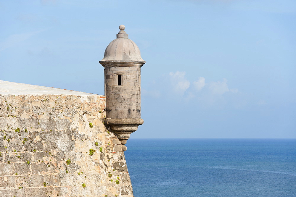 Puerto Rico, Old San Juan, section of El Morro Fortress