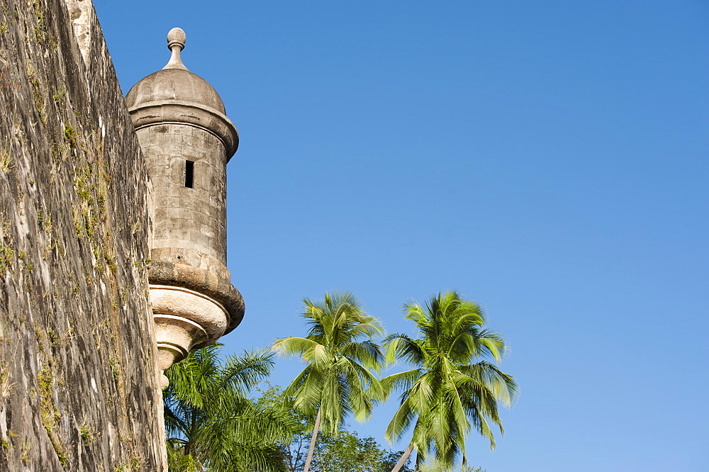 Puerto Rico, Old San Juan, section of El Morro Fortress