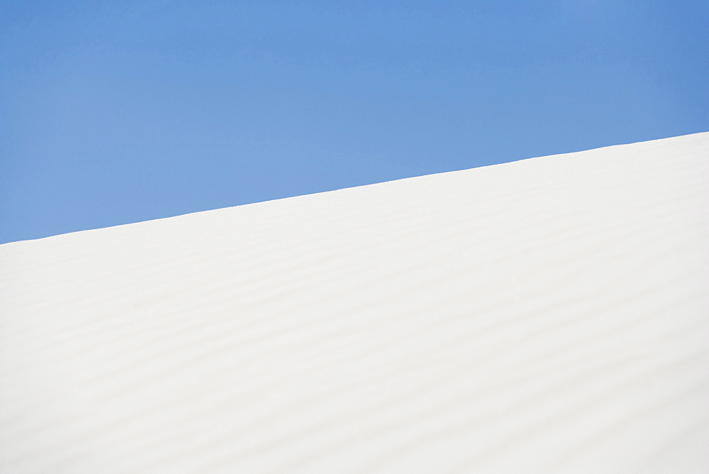 Landscape of white desert, White Sands National Monument, New Mexico, USA