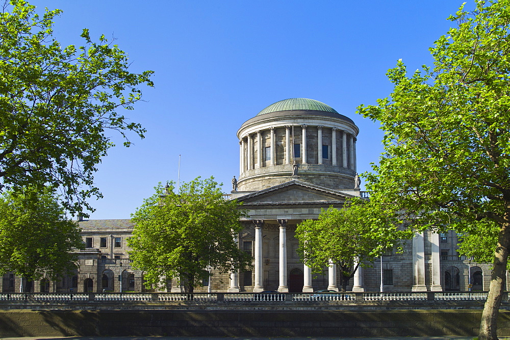 Four courts building in Dublin Ireland