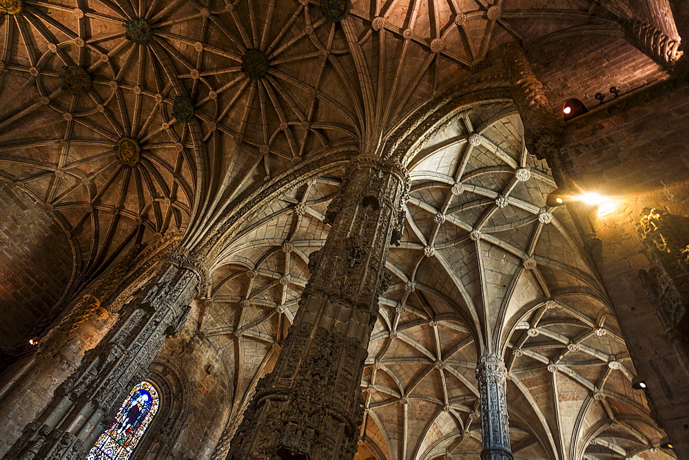 Monastery of Jeronimos interior, Lisbon, Portugal