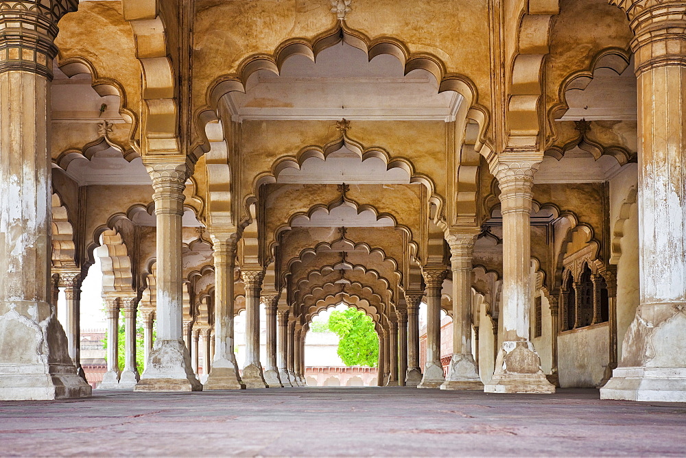 India, Uttar Pradesh, Agra, Agra Fort, Hall of Public Audience, India, Uttar Pradesh, Agra, Agra Fort