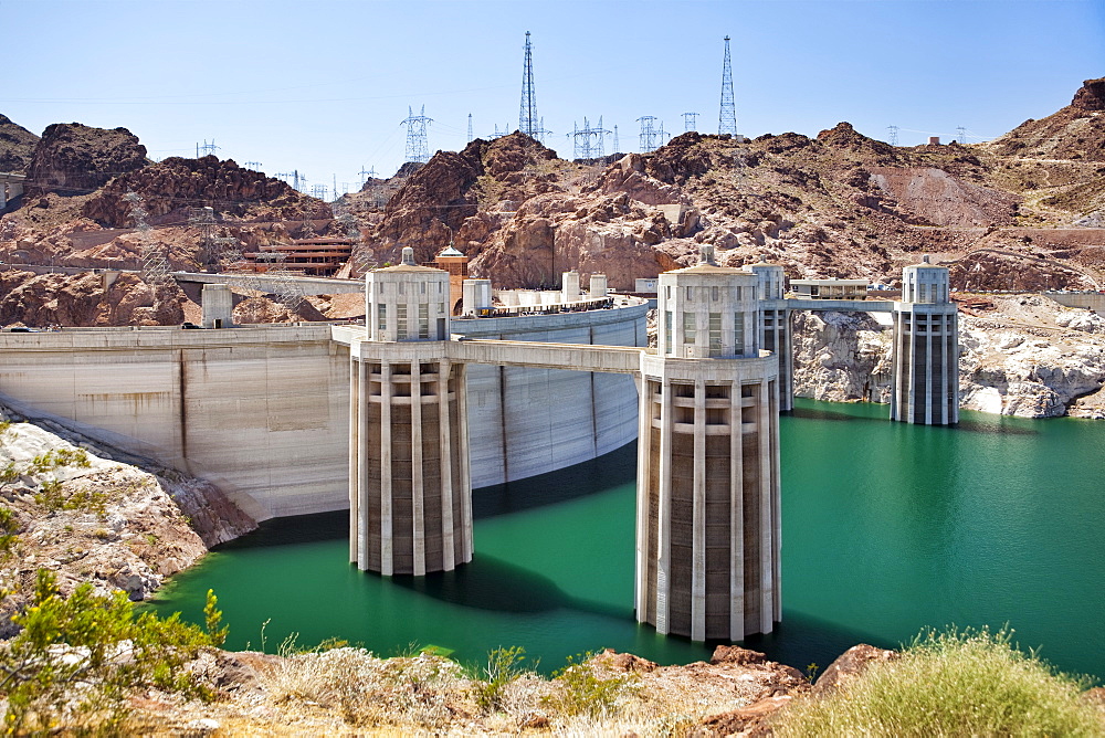 USA, Nevada, Boulder City, Hoover Dam, USA, Nevada, Boulder City