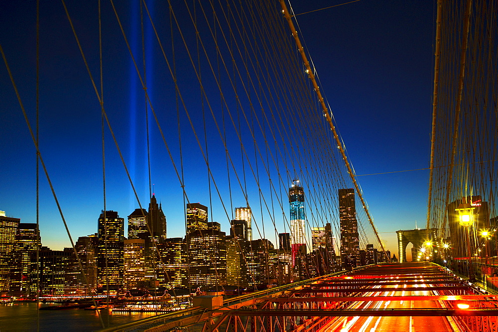 World Trade Center Memorial, Tribute in Light, USA, New York City