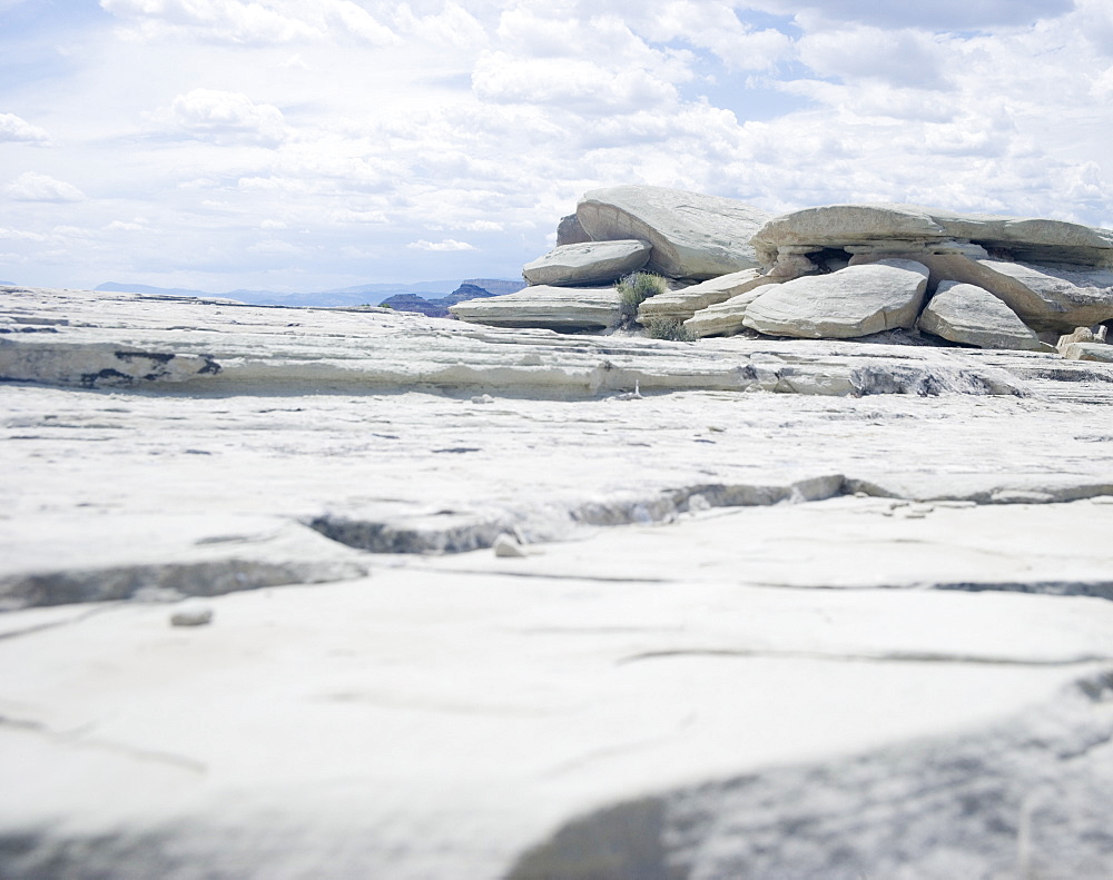 White Rock outside Arches National Park Moab Utah USA