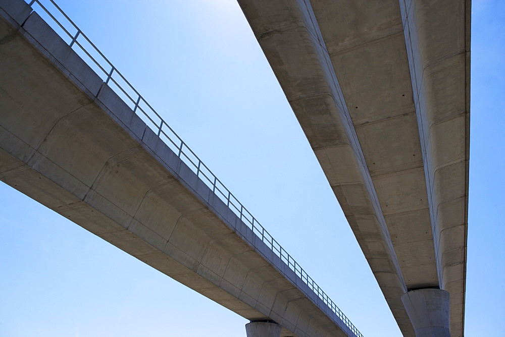 Low angle view of elevated roadway