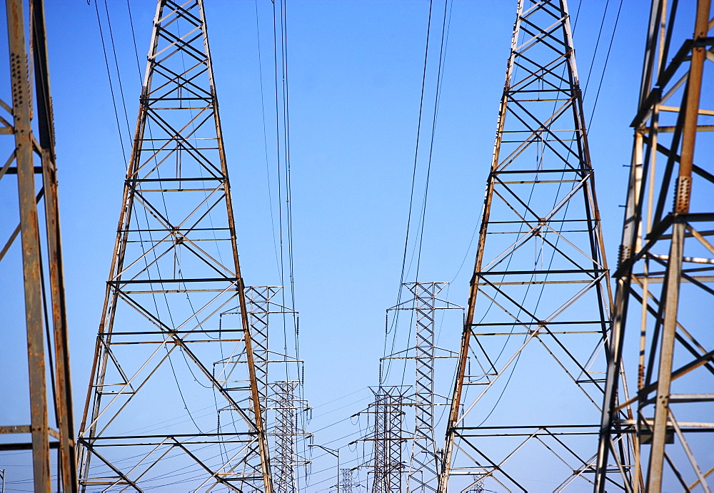 Electricity pylons