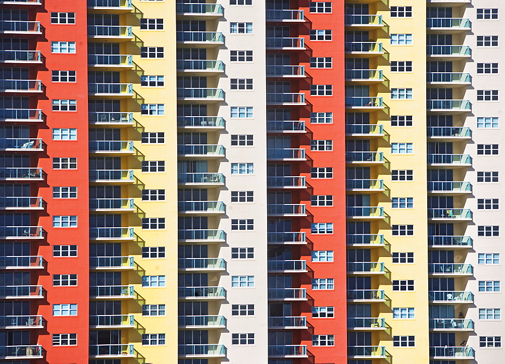 Balconies on apartment building