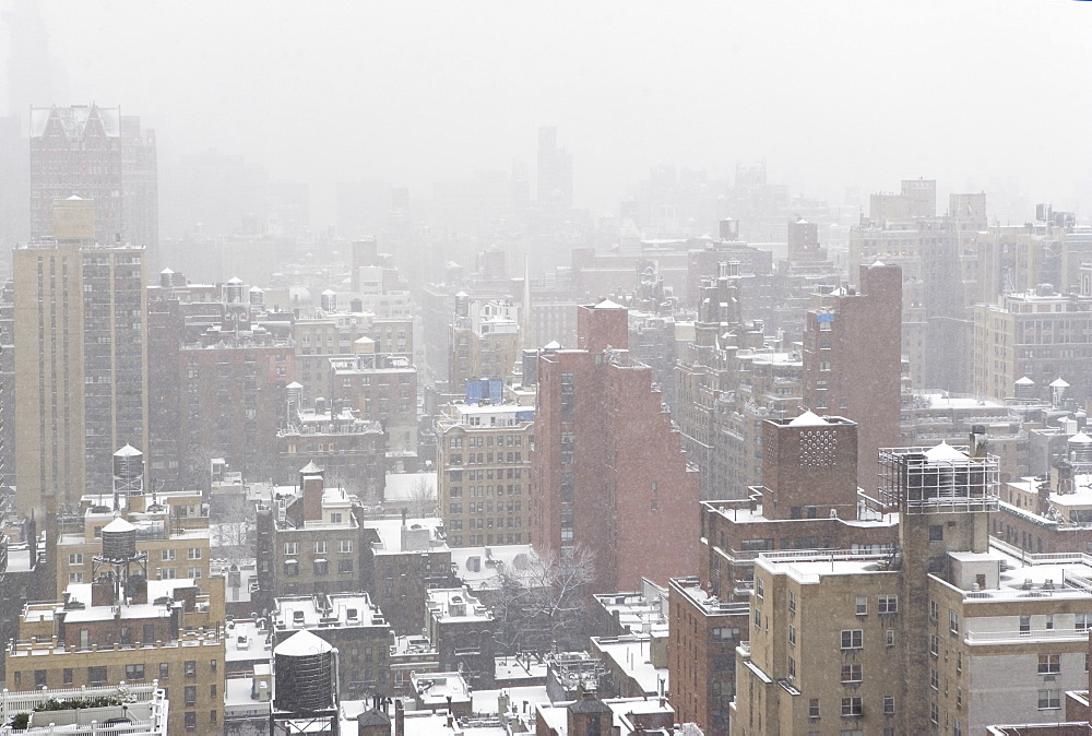 Cityscape in winter