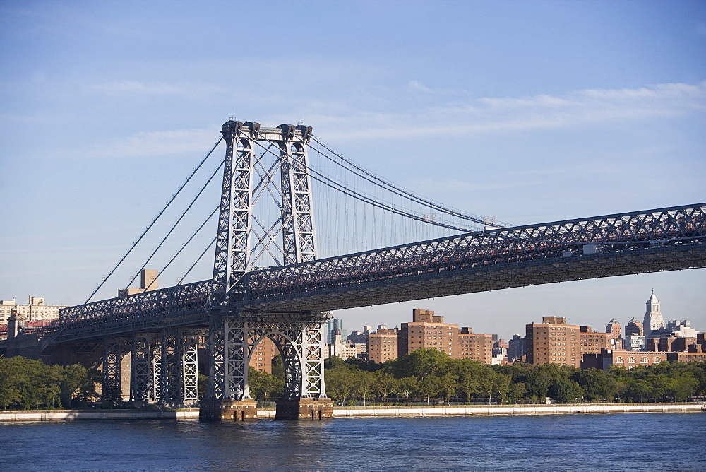 USA, New York State, New York City, Manhattan, Williamsburg Bridge