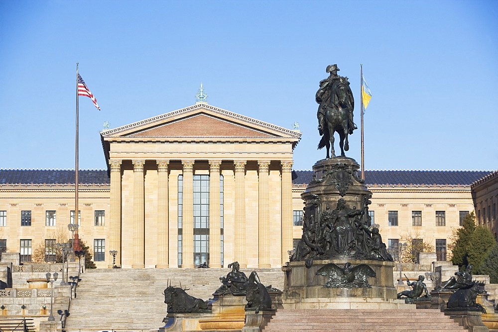 USA, Pennsylvania, Philadelphia, Philadelphia Museum Of Art facade