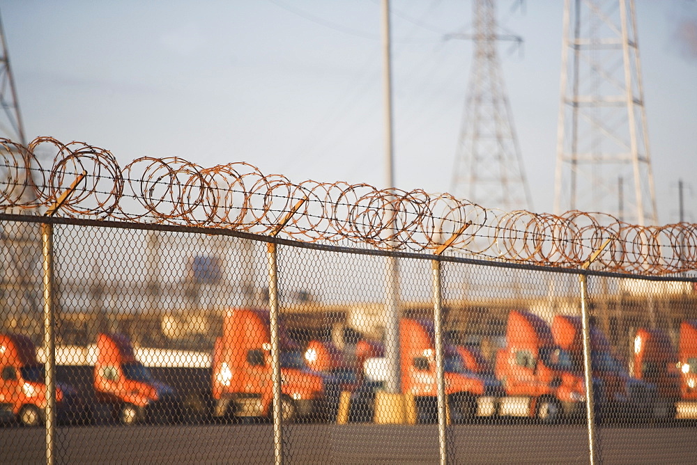 Wire mesh in car park