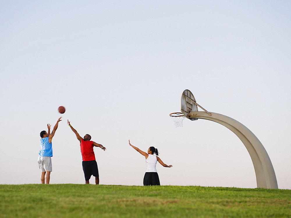 Basketball players