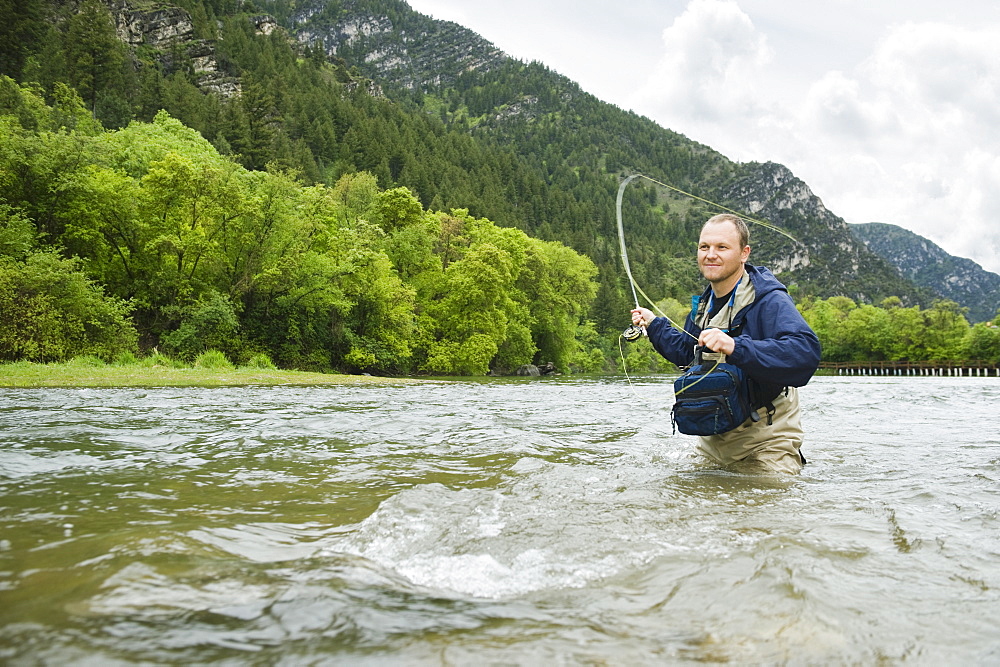 Fly fisherman