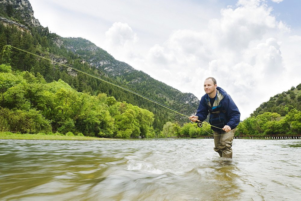 Fly fisherman