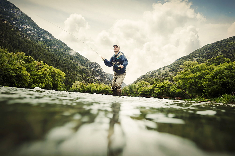 Fly fisherman