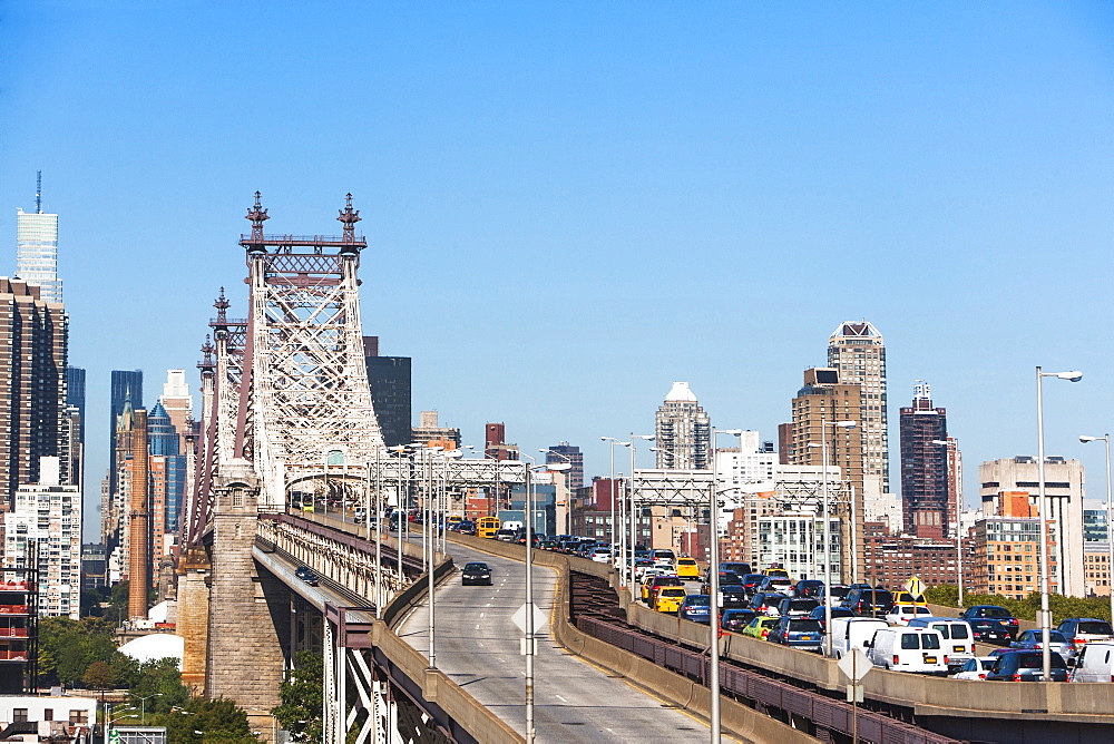 View of Queensboro Bridge, New York City, New York