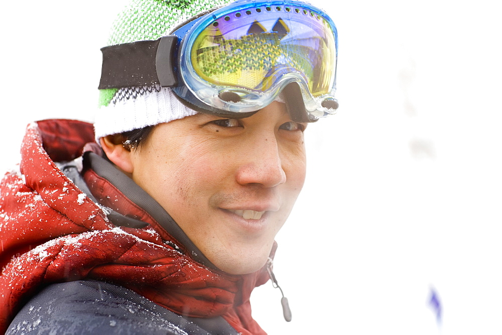 Portrait of skier, Whitefish, Montana