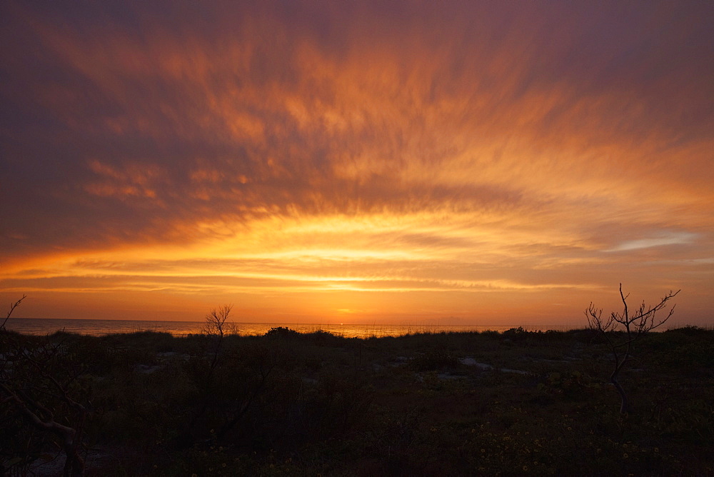 Scenic view of sunset sky, Captiva Island, Florida, USA