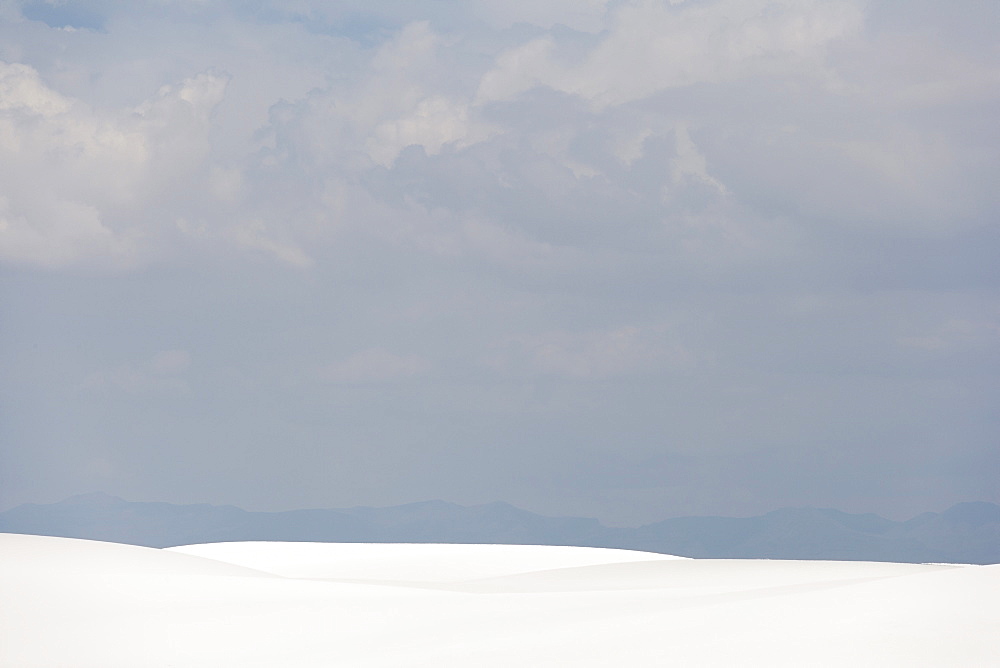 Scenic view of landscape, White Sands National Monument, Alamogordo, New Mexico