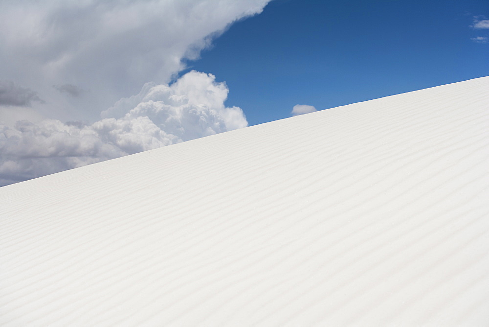 Scenic view of landscape, White Sands National Monument, Alamogordo, New Mexico