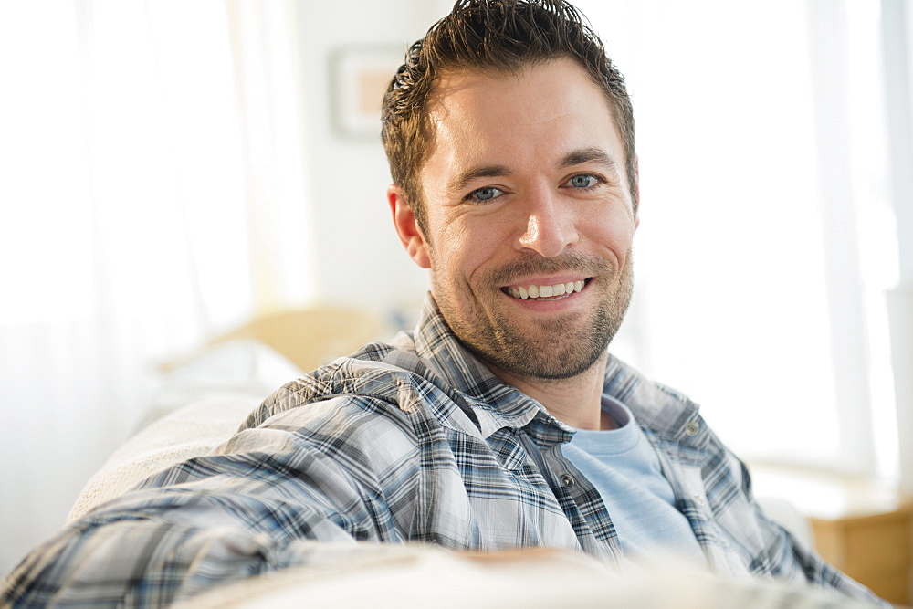 Portrait of content man 