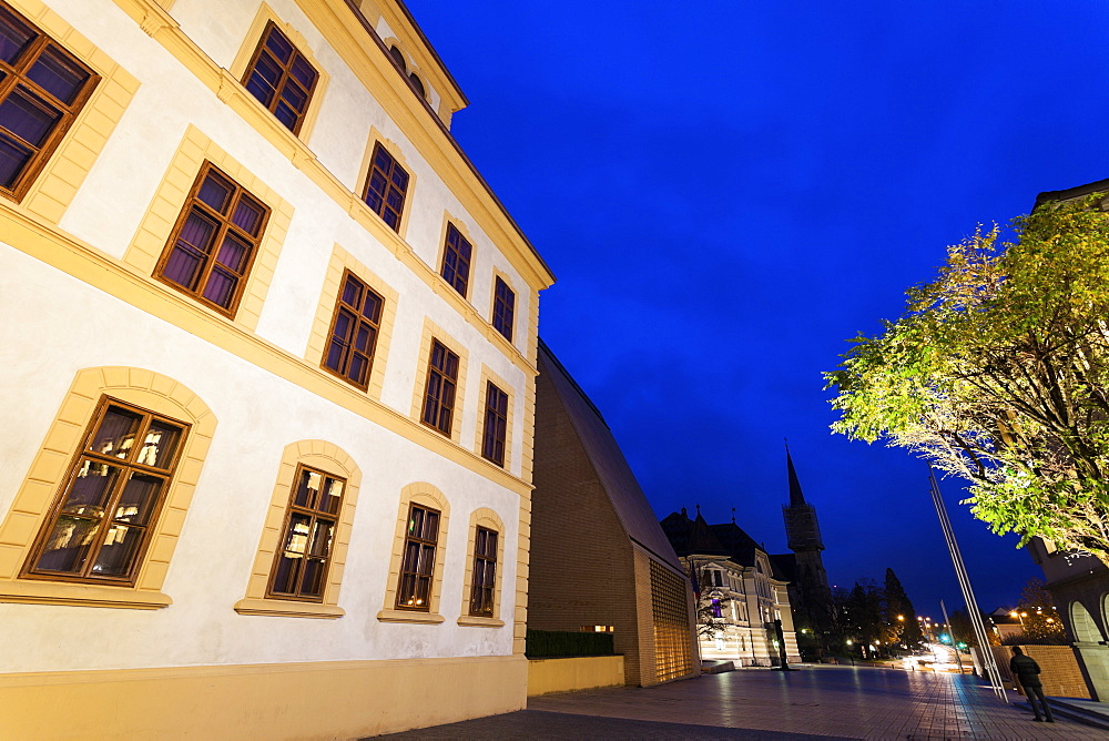 Liechtensteinisches Landesmuseum and Stadtle Street, Liechtenstein, Vaduz, Liechtensteinisches Landesmuseum,Stadtle Street 