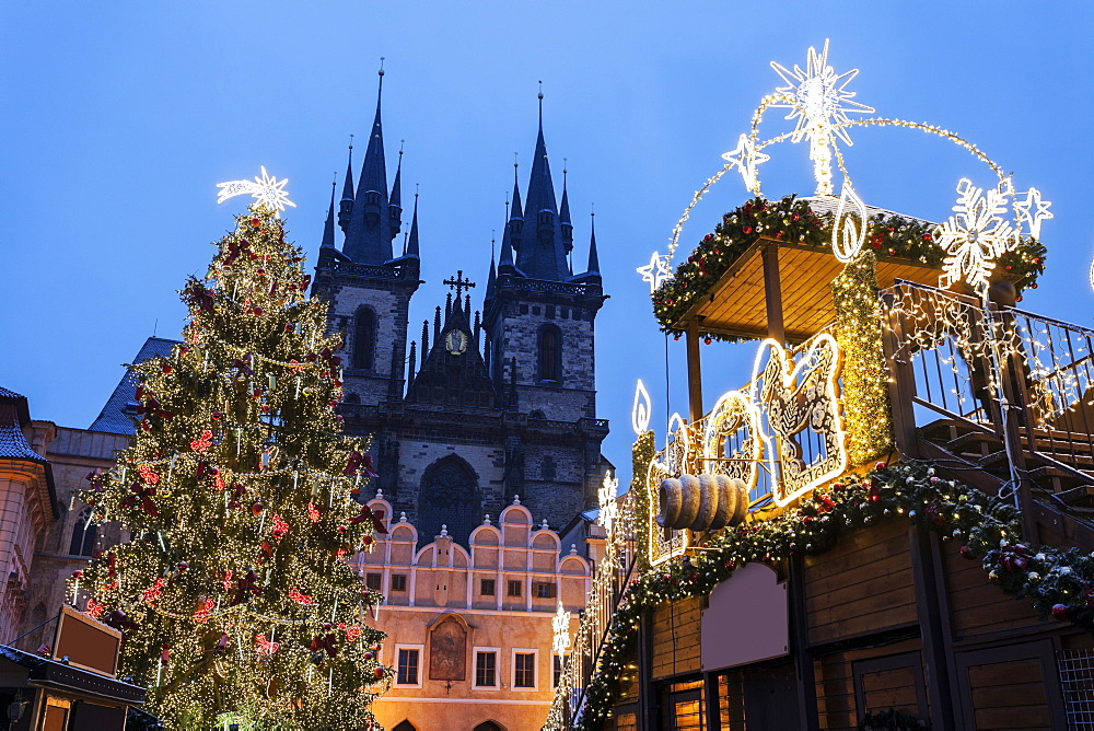 Church of Our Lady before Tyn, Czech Republic, Prague, Tyn Cathedral