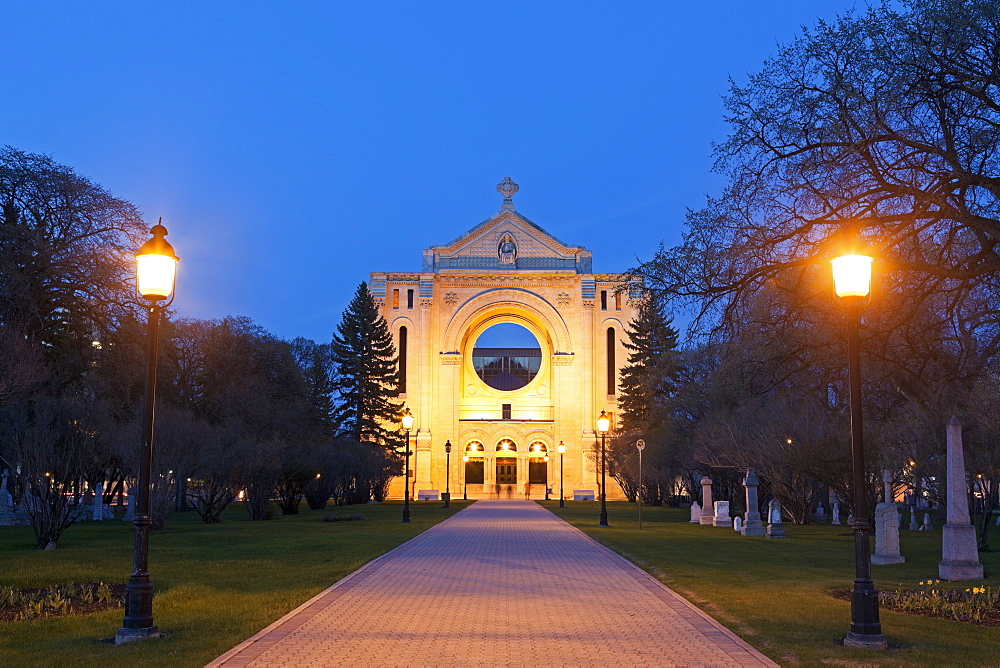 St Boniface Cathedral, Canada, Manitoba, Winnipeg, St Boniface Cathedral