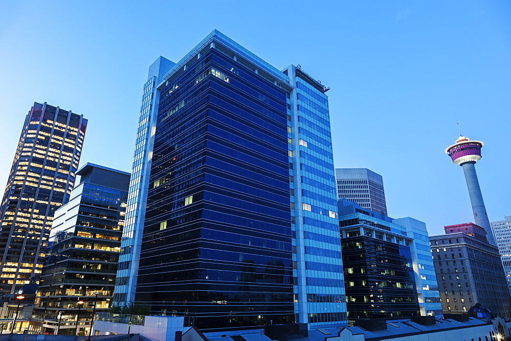 Modern skyscraper, Canada, Alberta, Calgary