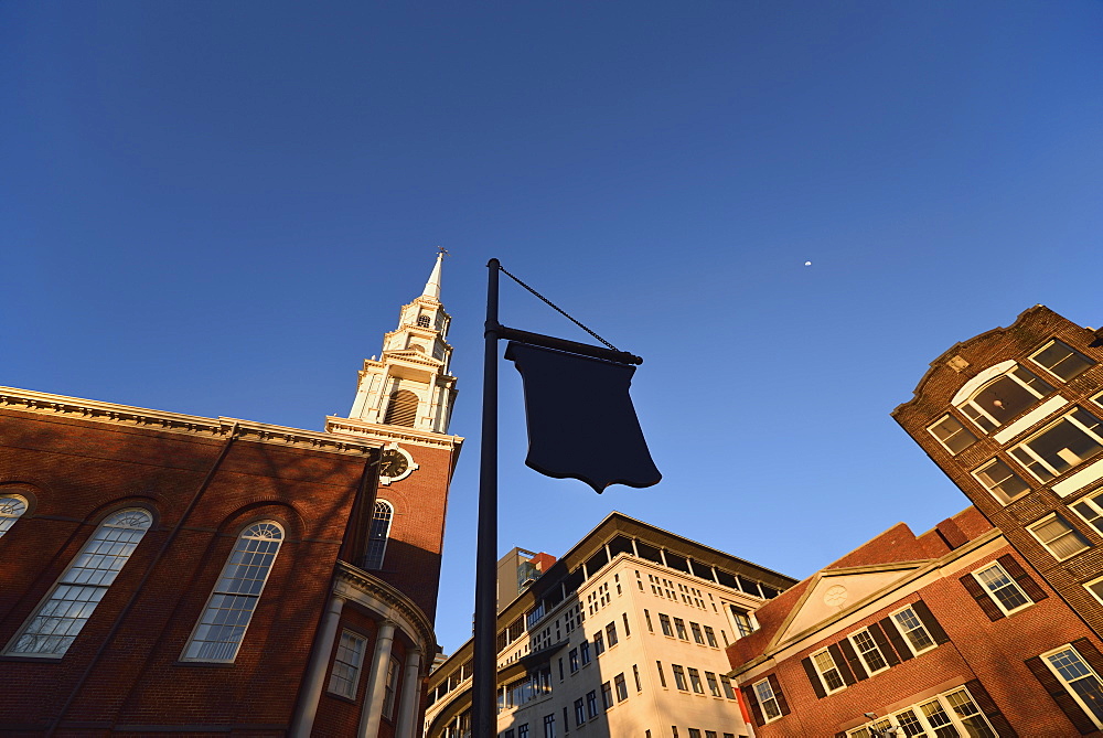 Park Street Church, USA, Massachusetts, Boston, Boston Common, Park Street Church