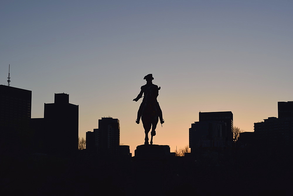 George Washington Statue, USA, Massachusetts, Boston, George Washington Statue