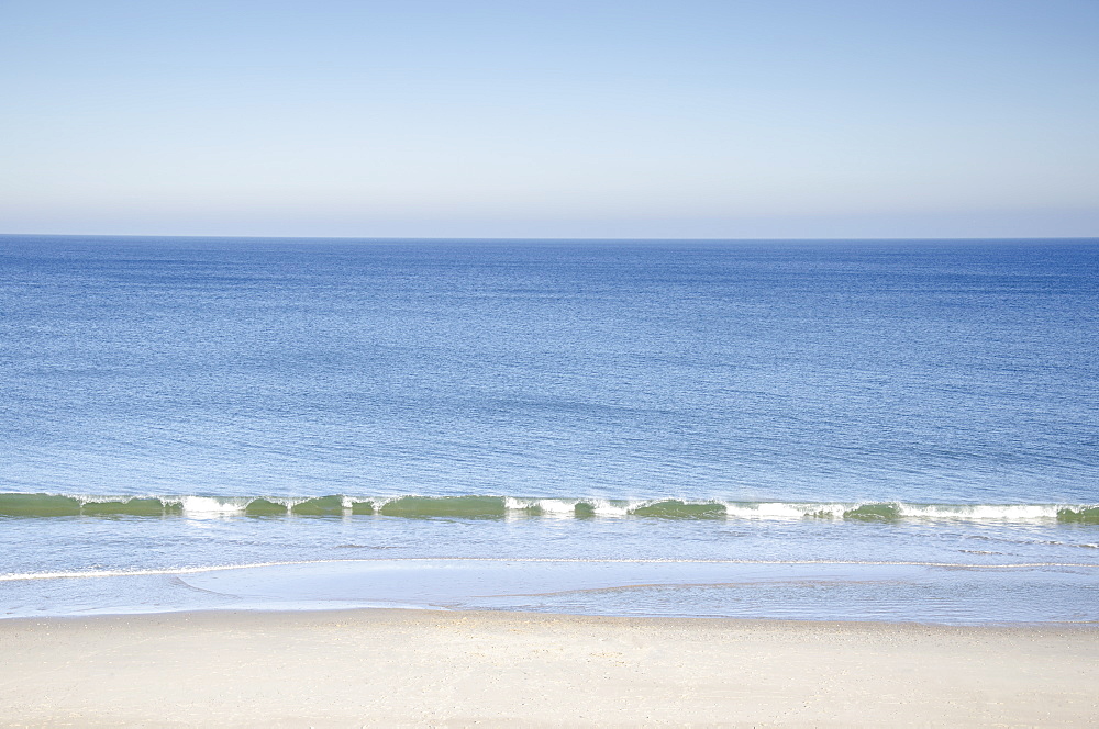 Massachusetts, Orleans, Nauset Beach and sea